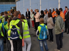We prepare excurion in the road building company Silnice Žáček for pupils from secondary schools