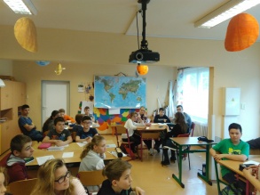 Workshop in Klíč school